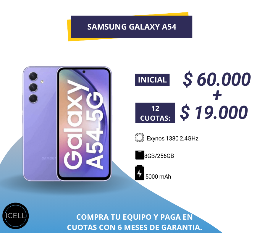 SAMSUNG GALAXY A54 8GB/256GB