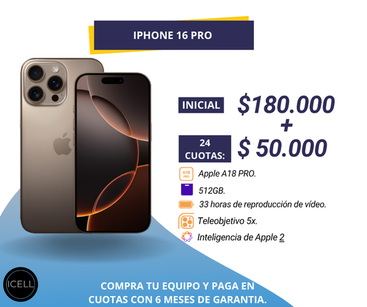 IPhone 16 PRO 512GB