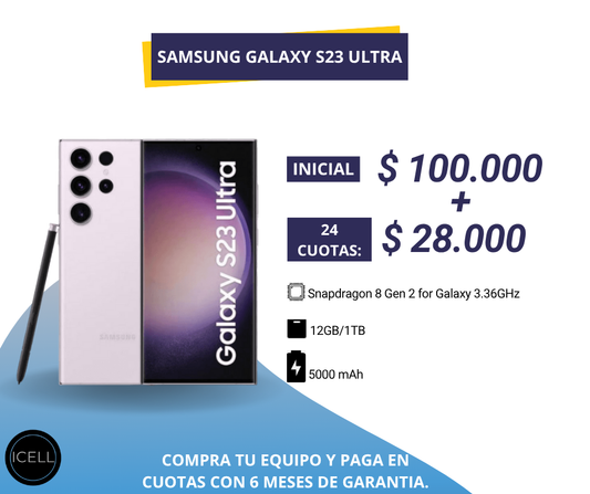 SAMSUNG GALAXY S23 ULTRA 12GB/1T