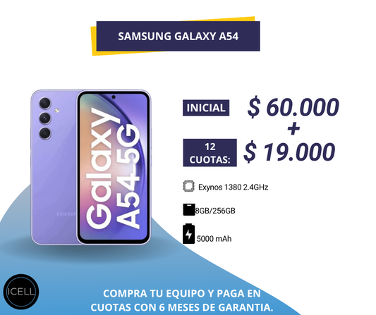 SAMSUNG GALAXY A54 8GB/256GB