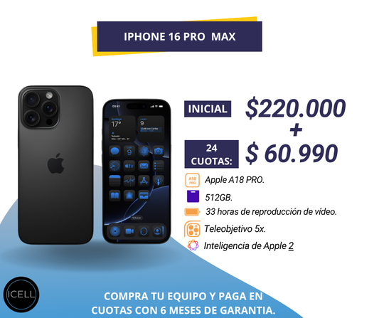IPhone 16 PRO  MAX 512GB