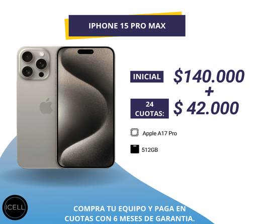 IPhone 15 PRO MAX 512GB
